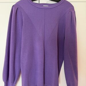 Purple Crew Neck Sweater
